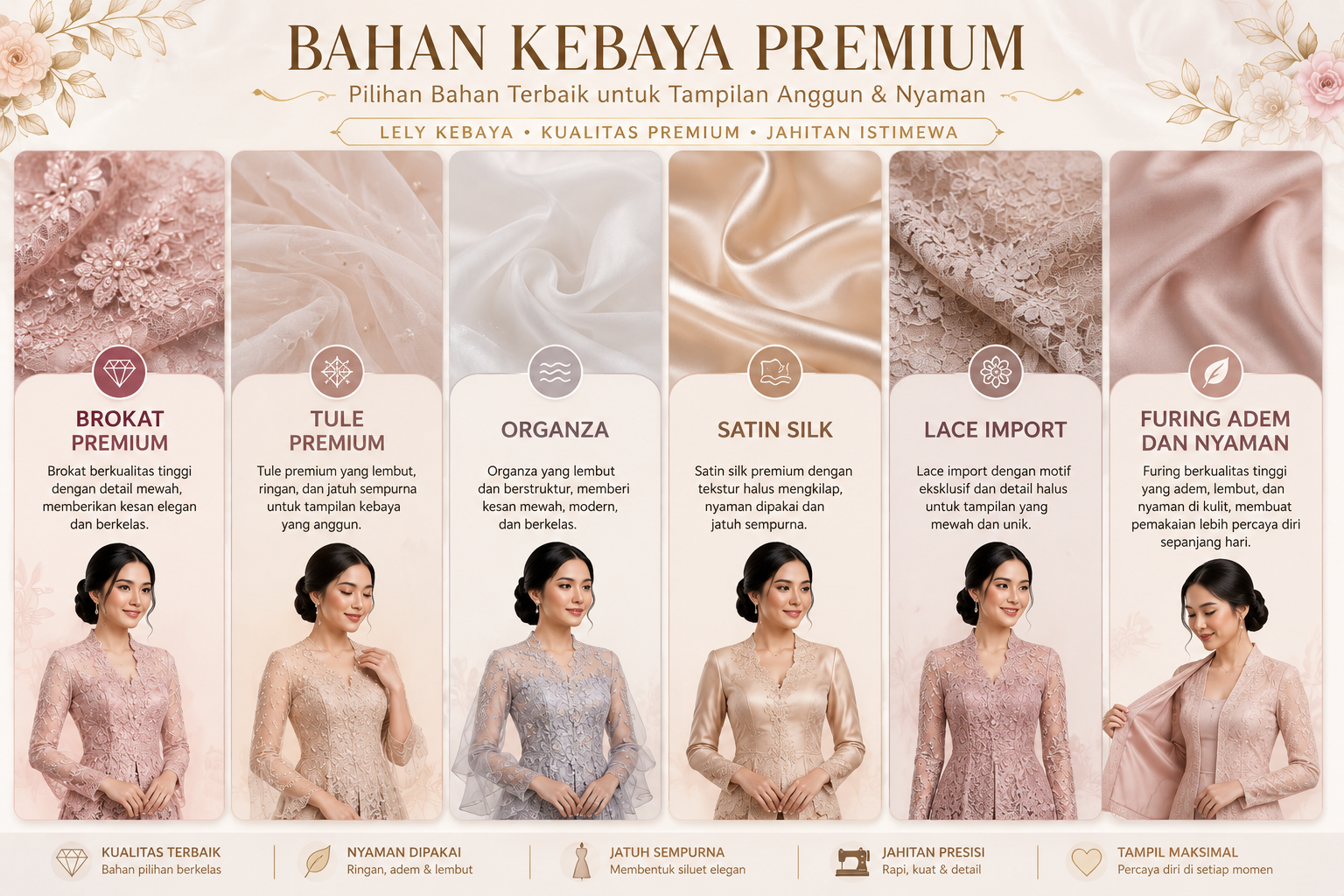 bahan kebaya premium